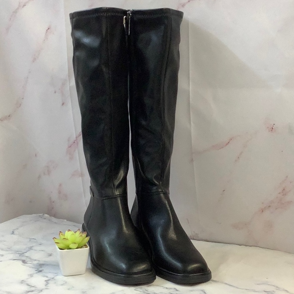NWT Franco Sarto Black Knee-High Women's Boots Size 5